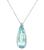 Estate 20.00ct Aquamarine 1.00ct Diamond Pendant Necklace