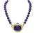 Estate 200.00ct Amethyst Diamond Gold Necklace