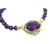 Diamond Amethyst Gold Necklace