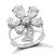 Estate 3.00ct Diamond Flower Ring