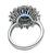 Platinum Diamond Sapphire Ring