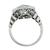 Platinum Diamond Ruby Engagement Ring