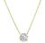 Estate 3.31ct Diamond Gold Pendant Necklace