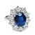 Sapphire Diamond Engagement Ring