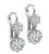 Estate 4.44cttw Diamond Dangling Earrings
