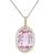 Estate 45.00ct Kunzite 2.00ct Diamond Pendant