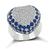 Estate 5.20ct Sapphire 1.00ct Diamond Heart Ring