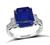 Estate 5.60ct Sapphire 1.00ct Diamond Engagement Ring