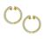 Diamond Hoops Earrings