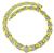 Round Cut Diamond Two Tone 18k Yellow and White Gold Necklace