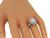 Pear Shape Diamond 18k White Gold Engagement Ring
