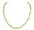 Estate G. Jensen Three Tone Gold Chain Necklace