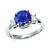 Estate AIGS Certified 2.02ct Ceylon Sapphire Diamond Engagement Ring