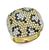 Estate 3.00ct Fancy Yellow Black and White Diamond Ring