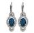 Estate Topaz Diamond Necklace Earrings and Pendant Set 
