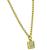 Round Cut Diamond 18k Yellow Gold Pendant Necklace by Chopard