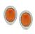 Estate Coral 1.20ct Diamond Earrings