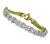 Estate Jabel 2.50ct Diamond Yellow and White Gold Bracelet