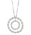 Estate 3.00ct Diamond Round Pendant Necklace