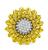 Estate 2.00ct Diamond Gold Flower Pin