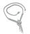 Baguette Pear Marquise and Round Cut Diamond 18k White Gold Necklace
