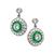 Diamond Emerald Earrings