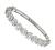 Estate 5.00ct Diamond Platinum Bangle