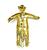 18k Gold Pin