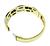 18k Gold Diamond Onyx Bangle