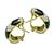 Diamond Onyx Gold Earrings