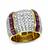 Estate 1.00ct Diamond 2.32ct Ruby Gold Ring