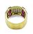 18k Gold Diamond Ruby Ring