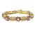 Ruby Diamond Gold Bracelet
