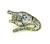 18k Gold Sapphire Diamond Panther Pin