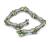 14k Gold Emerald Diamond Bracelet