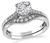 Tacori GIA Cert 0.79ct Diamond Engagement Ring