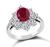 Estate GIA Certified 1.35ct Burmese Ruby 1.96ct Diamond Ring