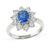 GIA 1.39ct No Heat Burma Sapphire Diamond Ring