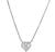 Estate GIA Certified 1.52ct Diamond Heart Pendant Necklace