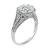 3.08ct Diamond Art Deco Style Engagement Ring