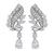 Estate GIA Certified 3.58ct Diamond 3.00ct Diamond Night and Day Earrings