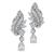 Estate 6.58cttw Diamond Night and Day Earrings