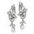 9.23cttw Baguette Pear Marquise and Round Cut Diamond Platinum Earrings