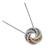 Sapphire Diamond 18k Gold Pendant Necklace