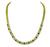 Estate 6.50ct Multi Color Precious Stone Gold Necklace