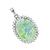 Opal Diamond Pendant