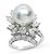 Estate 2.00ct Diamond Pearl Ring