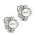 Estate Pearl 3.50ct Diamond Earrings