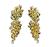 18k Gold Diamond Ruby Earrings