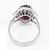 18k Gold Diamond Ruby Ring